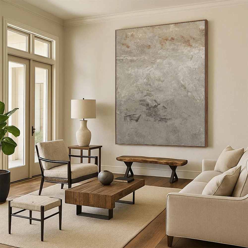 Gray_Abstract_Minimalist_Painting_Canvas_Artwork_D63JM wall art